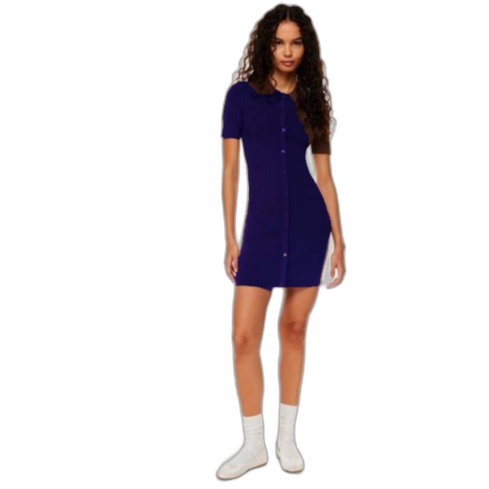 Aritzia Sunday Best Cece Dress in Navy S